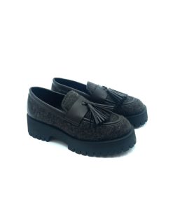 Mocassini IL LACCIO | Mocassino Donna Nappine Platform Moro