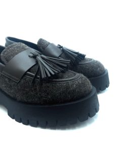 Mocassini IL LACCIO | Mocassino Donna Nappine Platform Moro