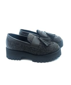 Mocassini IL LACCIO | Mocassino Donna Nappine Platform Moro