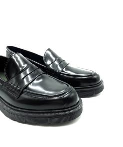 Mocassini IL LACCIO | Mocassino Donna In Pelle Nero