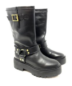 Biker IL LACCIO | Biker Donna Suola Platform Nero