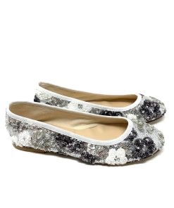 Ballerine IL LACCIO | Ballerina Donna Con Pailettes Rosemary Silver