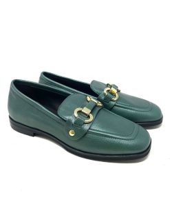 Mocassini IL LACCIO | Mocassino Donna Metallizato Verde