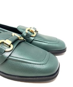 Mocassini IL LACCIO | Mocassino Donna Metallizato Verde