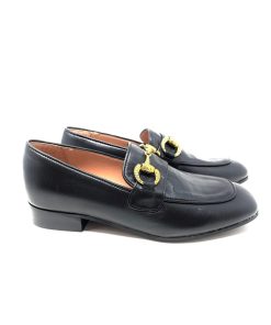 Mocassini IL LACCIO | Mocassino Donna Con Morsetto Nero