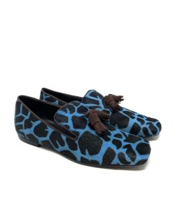 Mocassini IL LACCIO | Mocassino Donna Giraffa Giraffa Bluette