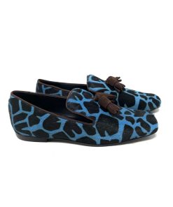 Mocassini IL LACCIO | Mocassino Donna Giraffa Giraffa Bluette