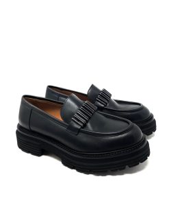 Mocassini IL LACCIO | Mocassino Donna Con Accessorio Nero