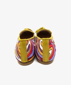 Mocassini IL LACCIO | Mocassino Donna Multicolor Con Nappine Dune/Senape