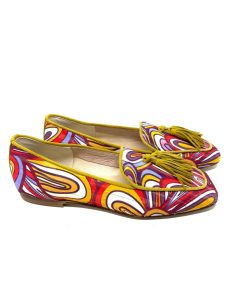 Mocassini IL LACCIO | Mocassino Donna Multicolor Con Nappine Dune/Senape