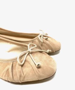 Ballerine IL LACCIO | Ballerina Donna Con Fiocco Sabbia