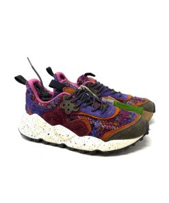 Sneakers FLOWER MOUNTAIN | Sneaker Donna Con Pelo Flower Mountain Brown/Multi