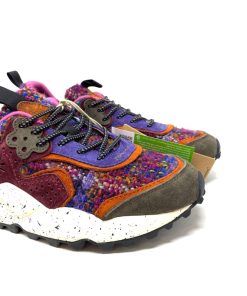 Sneakers FLOWER MOUNTAIN | Sneaker Donna Con Pelo Flower Mountain Brown/Multi