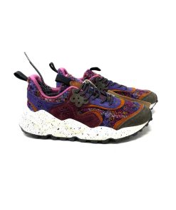 Sneakers FLOWER MOUNTAIN | Sneaker Donna Con Pelo Flower Mountain Brown/Multi