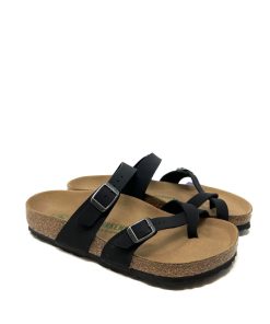 Ciabatte BIRKENSTOCK | Infradito Donna Con Cinturini Earthy Black Veg