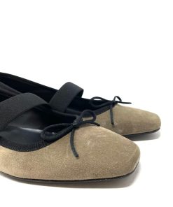 Ballerine IL LACCIO | Ballerina Donna Con Elastico Taupe