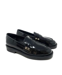 Mocassini IL LACCIO | Mocassino Donna Con Borchiette Nero