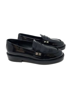 Mocassini IL LACCIO | Mocassino Donna Con Borchiette Nero