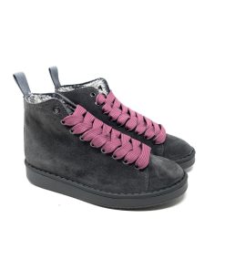 Pedula PANCHIC | Sneaker Donna Panchic Con Pelo Anthracitebrownrose