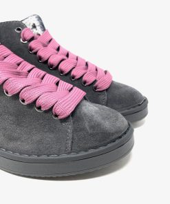 Pedula PANCHIC | Sneaker Donna Panchic Con Pelo Anthracitebrownrose