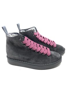 Pedula PANCHIC | Sneaker Donna Panchic Con Pelo Anthracitebrownrose