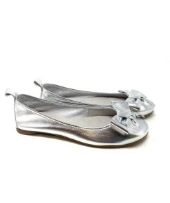 Ballerine IL LACCIO | Ballerina Donna Fiocco Grosso Silver