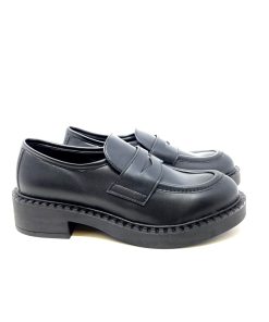 Mocassini IL LACCIO | Mocassino Donna In Pelle Nero