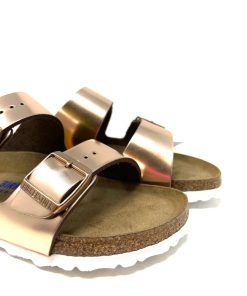 Ciabatte BIRKENSTOCK | Ciabatta Donna Doppia Fascia Metallic Copper