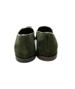 Mocassini IL LACCIO | Mocassino Donna Con Nappine Verde+Verde