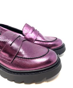 Mocassini IL LACCIO | Mocassino Donna Laminato Viola