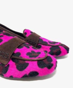 Mocassini IL LACCIO | Mocassino Donna Maculato Leofuxia+Camcioccolato