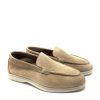 Mocassini IL LACCIO | Mocassino Donna In Camoscio Beige