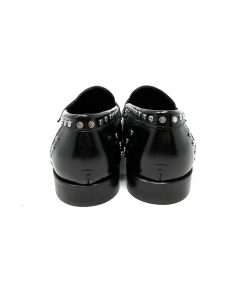 Mocassini IL LACCIO | Mocassino Donna Con Borchie Nero