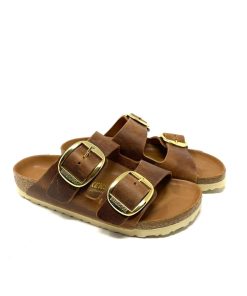 Ciabatte BIRKENSTOCK | Ciabatta Donna Doppia Fascia Cognac