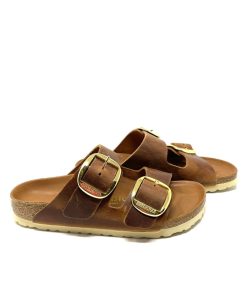 Ciabatte BIRKENSTOCK | Ciabatta Donna Doppia Fascia Cognac