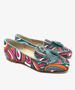 Mocassini IL LACCIO | Mocassino Donna Multicolor Con Nappine Dune/Malva