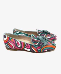 Mocassini IL LACCIO | Mocassino Donna Multicolor Con Nappine Dune/Malva