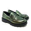 Mocassini IL LACCIO | Mocassino Donna Laminato Verde